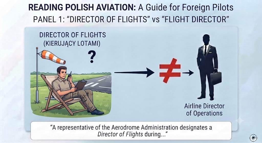 Director of Flights, Flight Director i „idź do kwadratu” – czyli jak czytać polskie lotnictwo z perspektywy zagranicznego pilota fd2