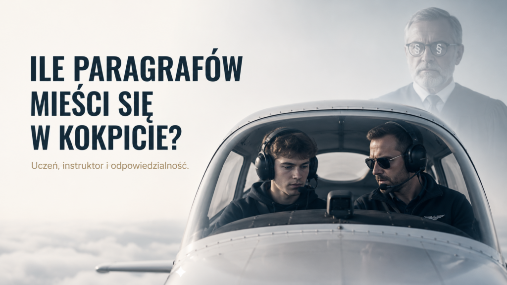Ile paragrafów mieści się w małym statku powietrznym? Odpowiedzialność ucznia, instruktora i szkoły ile